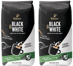 Kawa ziarnista Tchibo Black & White 2x 1kg - Kawa - miniaturka - grafika 1