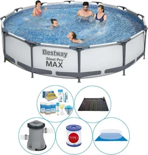 Oferta basenowa - Bestway Steel Pro MAX 366x76 cm - okrągły - Baseny ogrodowe - miniaturka - grafika 1