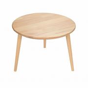 Ławy i stoliki kawowe - Okrągły stolik kawowy, drewniany. Stolik z drewna bukowego - miniaturka - grafika 1