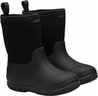 Kalosze damskie - VIKING KALOSZE CZARNE WSUWANE DZIECIĘCE GŁADKIE 36 ŻIE - miniaturka - grafika 1