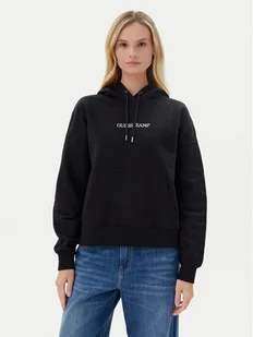 Guess Jeans Bluza W5RQ27 K68I4 Czarny Oversize - Bluzy damskie - miniaturka - grafika 1