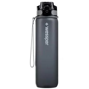 Butelka tritanowa WESSPER Activemax Wes261-gr Czarny - Shakery i bidony sportowe - miniaturka - grafika 1