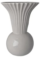 Wazony i flakony - Ewax, Wazon ceramiczny 211446-25, beżowy, 18x18x25 cm - miniaturka - grafika 1