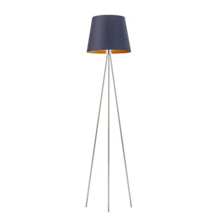 Lampa podłogowa do salonu z chromowanym wykończeniem RENO GOLD - Lampy stojące - miniaturka - grafika 1