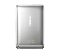 Powerbanki - Baseus Nomos Qi2, USB-C 10000mAh 45W Szary - miniaturka - grafika 1
