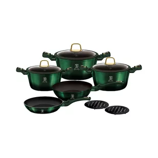 Zestaw garnków i patelni EMERALD, 10 elementów, aluminiowy - Zestawy garnków i patelni - miniaturka - grafika 1