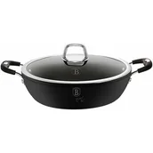 Garnki - Berlinger Haus GARNEK TYTANOWY NISKI 28cm 3.8L BLACK PROFESSIONAL LINE BH-6125 BH-6125 - miniaturka - grafika 1