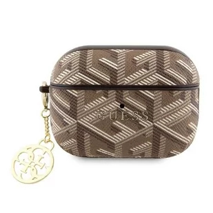 Guess GUAP2PGCE4CW AirPods Pro 2 cover brązowy/brown GCube Charm - Akcesoria do słuchawek - miniaturka - grafika 1