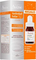 Balsamy i kremy do opalania - Zestaw Avene Anti-Aging Przeciwstarzeniowy krem przeciwsłoneczny z efektem tonującym SPF 50+ 50 ml + Serum do twarzy 10 ml (3282779395960) - miniaturka - grafika 1