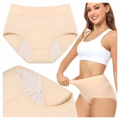 Majtki damskie - MAJTKI MENSTRUACYJNE Bawełniane Damskie Wysokim Stanem Nieprzeciekające Xl - miniaturka - grafika 1