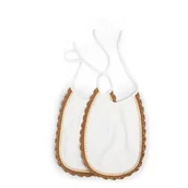 Śliniaki i fartuszki - Childhome, Zestaw Śliniaków, Jersey, Crochet Ecru, 2 szt. - miniaturka - grafika 1