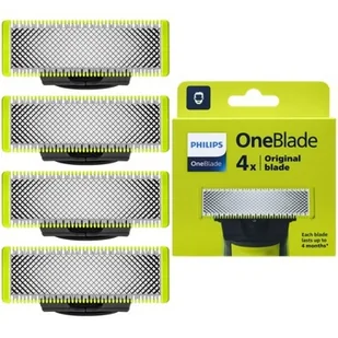 4x Ostrze Nóż Philips Oneblade QP240 Do QP2520 QP2530 QP2620 QP6510 QP6520 - Akcesoria i części AGD - miniaturka - grafika 1
