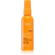 Balsamy i kremy do opalania - Ziaja Sopot Sun Suchy olejek w żelu Spf 15 90ml - miniaturka - grafika 1