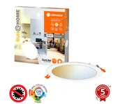 Oprawy, klosze i abażury - Ledvance SMART+ SUN@Home Downlight Slim 22,5 cm - miniaturka - grafika 1