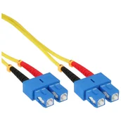 Kable światłowodowe - InLine 82910 kabel InfiniBand / światłowodowy 10 m 2x SC Żółty 82910 - miniaturka - grafika 1