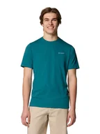Koszulki sportowe męskie - Columbia Koszulka funkcyjna "North Cascades" w kolorze morskim - miniaturka - grafika 1
