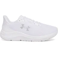Buty sportowe damskie - Damskie buty do biegania Under Armour UA W Charged Pursuit 4 - białe - miniaturka - grafika 1