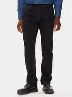 Spodnie męskie - Levi's® Jeansy 505™ 00505-0260 Czarny Regular Fit - miniaturka - grafika 1