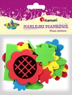 Dekoratorstwo - Titanum Naklejki piankowe kwiaty w doniczkach 25szt TITANUM - miniaturka - grafika 1