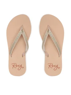 Roxy Japonki ARJL100673 Złoty - Klapki i japonki damskie - miniaturka - grafika 1