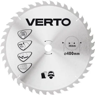 Verto Piła tarczowa 400x30mm 40Z 61H146 - Tarcze do pił - miniaturka - grafika 1