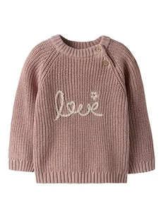 Lil Atelier Sweter "Emlen" w kolorze jasnoróżowym - Bluzy i sweterki niemowlęce - miniaturka - grafika 1