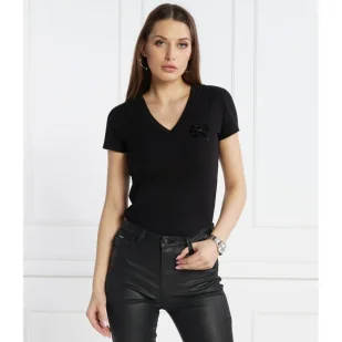 Armani Exchange T-shirt | Regular Fit - Koszulki i topy damskie - miniaturka - grafika 1