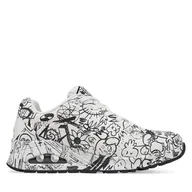 Sneakersy damskie - Sneakersy Skechers 177972/WBK Biały - miniaturka - grafika 1