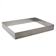 Widelce - Rant prostokątny 39x29 cm, stal nierdzewna - miniaturka - grafika 1