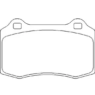 Klocki hamulcowe - Klocki hamulcowe - komplet BREMBO P 36 020X - miniaturka - grafika 1