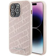 Etui i futerały do telefonów - Etui Karl Lagerfeld KLHCP15XPQKPMP Apple iPhone 15 Pro Max hardcase Quilted K Pattern różowy/pink - miniaturka - grafika 1