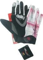 Rękawiczki rowerowe - Rękawiczki rowerowe długie damskie NorthWave Gel Pad czarne białe S - miniaturka - grafika 1