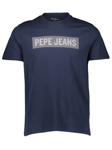 Pepe Jeans Koszulka w kolorze granatowym - Koszulki męskie - miniaturka - grafika 1