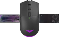 Myszki - Klawiatura PREYON Klawiatura PREYON SILENT CLAW TKL Brown + Mysz PREYON Owl Wireless + Podkładka PREYON Falcon Speed XL - miniaturka - grafika 1
