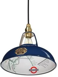 Coolicon - Original 1933 Design Lampa Wisząca Piccadilly Line Blue Coolicon - Lampy sufitowe - miniaturka - grafika 1