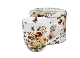 Kubek do kawy i herbaty porcelanowy DUO w puszce ZAHRA  400 ml - Kubki - miniaturka - grafika 1
