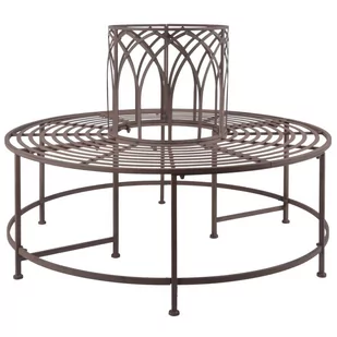 Esschert Design Ławka pod drzewo, metalowa Esschert Design - Ławki ogrodowe - miniaturka - grafika 1