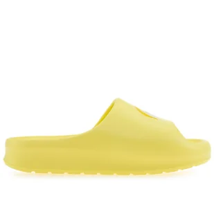 Klapki Lacoste Serve Slide 745CFA0005-AA5 - żółte - Klapki i japonki damskie - miniaturka - grafika 2