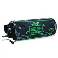 Piórniki - Piórnik szkolny trzykomorowy tuba CoolPack Omni Electric Green 21243CP nr B68099 - miniaturka - grafika 1