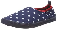 Buty dla dziewczynek - Playshoes Dziewczęce buty aqua Slipper w kształcie serca, niebieski - niebieski Marine 11-22/23 EU - miniaturka - grafika 1