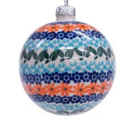Bombki - Ceramiczna bombka duża Ceramika Bolesławiec - miniaturka - grafika 1