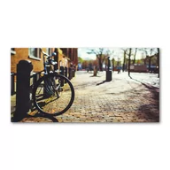 Obrazy i zdjęcia na płótnie - Foto obraz szklany Rower w Amsterdamie - miniaturka - grafika 1