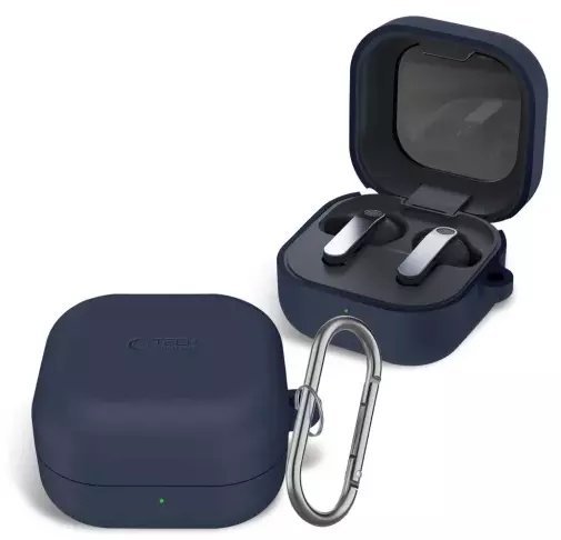 TECH-PROTECT SILICONE HOOK SAMSUNG GALAXY BUDS 4 / 4 PRO NAVY BLUE