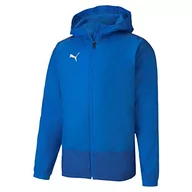 Kurtki męskie - Puma męska kurtka przeciwdeszczowa Teamgoal 23 Training Rain Jacket Electric Blue Lemonade-Team Power Blue XL 656559 - miniaturka - grafika 1