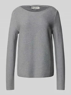 Sweter z dzianiny o kroju regular fit z czystej bawełny - Swetry damskie - miniaturka - grafika 1