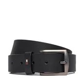 Paski - Pasek Męski Tommy Hilfiger Denton Adj 3.5 AM0AM14066 Czarny - miniaturka - grafika 1