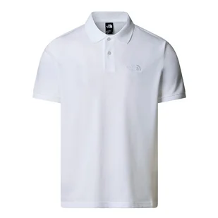 Koszulka The North Face Essential Regular Polo 0A8C1PFN41 - biała - Koszulki męskie - miniaturka - grafika 1