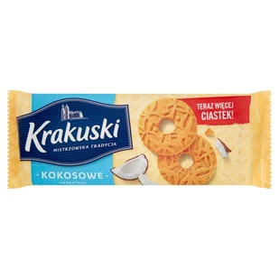 Krakuski KOKOSOWE 168G zakupy dla domu i biura! 93570 - Ciastka - miniaturka - grafika 1