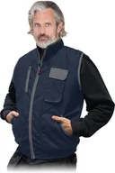 Odzież robocza - Bezrękawnik ochronny ocieplany granatowo-szary roz.3XL - miniaturka - grafika 1