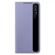 Etui i futerały do telefonów - Samsung Clear view cover do Galaxy S21+ Violet - miniaturka - grafika 1